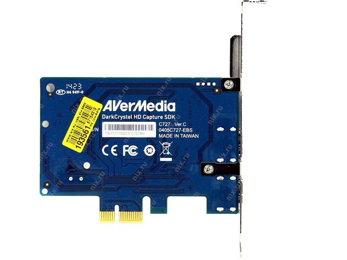 Card ghi h&#236;nh HDMI, AV, Svideo AverMedia C727, chuẩn PCI-E HK